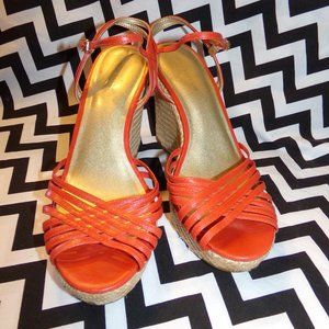 Ann Taylor Platform Wedge Sandals
